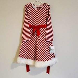 NWT Bonnie Jean striped holiday dress